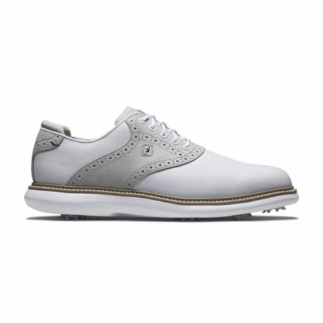FootJoy Traditions White/Grey Golf Shoe - One Golf