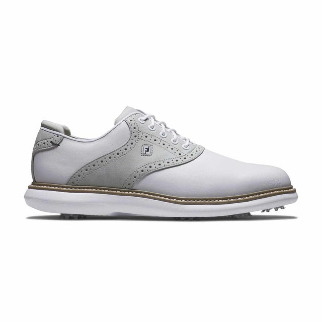 FootJoy Traditions White/Grey Golf Shoe - One Golf