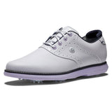 FootJoy Traditions White/Navy/Purple Shoes - One Golf