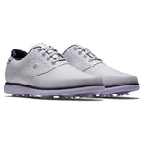 FootJoy Traditions White/Navy/Purple Shoes - One Golf
