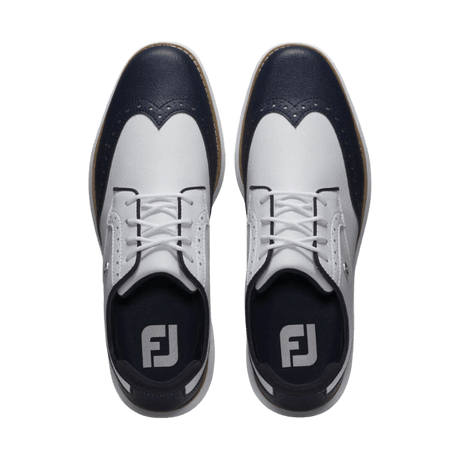 FootJoy Traditions White/Navy/White Ladies Golf Shoe - One Golf