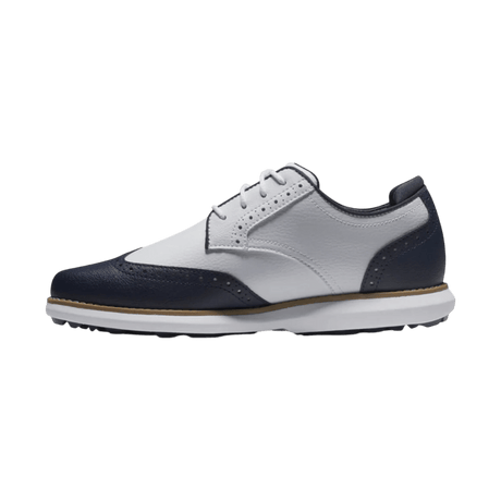 FootJoy Traditions White/Navy/White Ladies Golf Shoe - One Golf