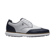 FootJoy Traditions White/Navy/White Ladies Golf Shoe - One Golf
