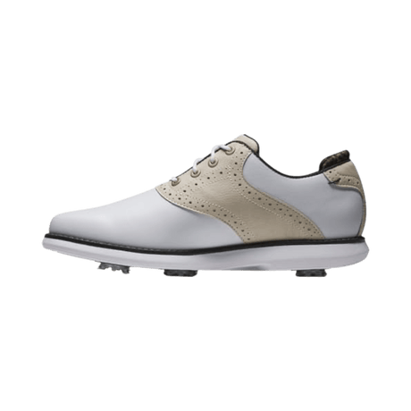 FootJoy Traditions White/Tan/Black Shoe - One Golf