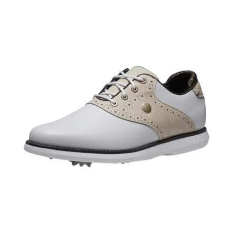 FootJoy Traditions White/Tan/Black Shoe - One Golf