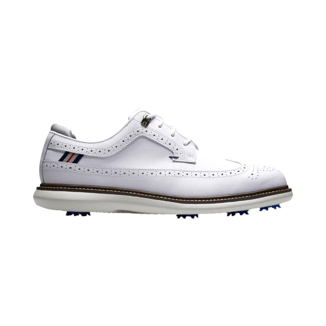 FootJoy Traditions White Wing Tip Golf Shoes