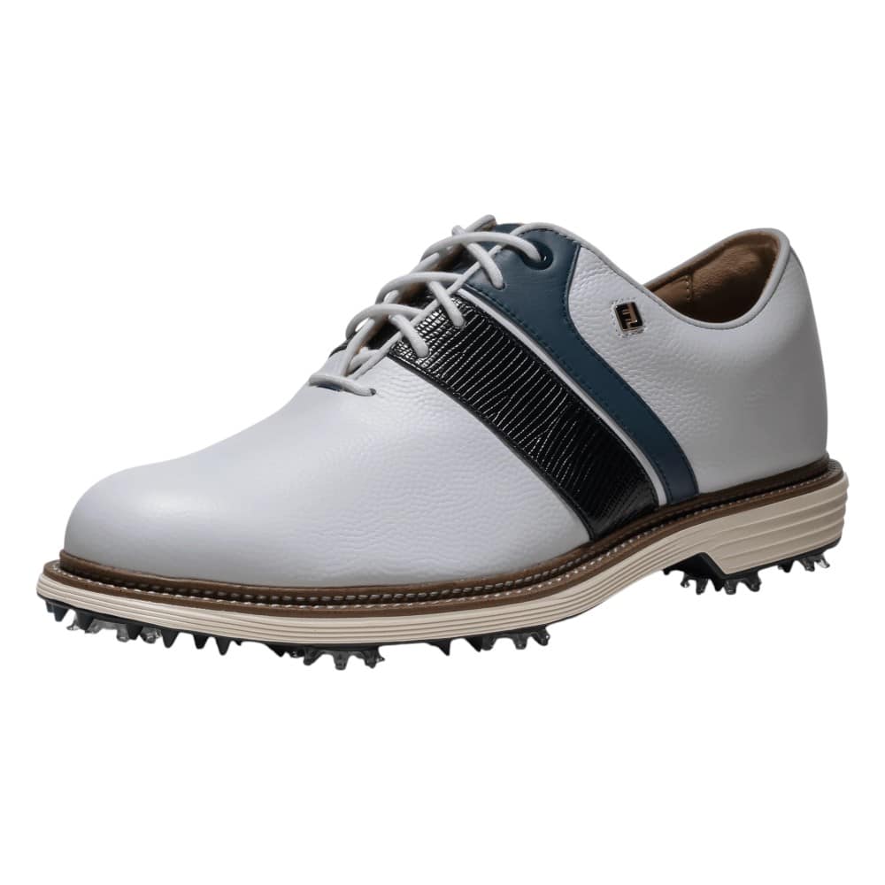 FootJoy Premiere Series Packard White/Navy Golf Shoe – One Golf