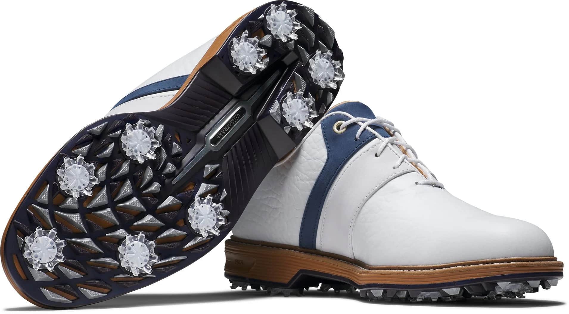 FootJoy Premiere Series Packard LX White/Navy Golf Shoe – One Golf
