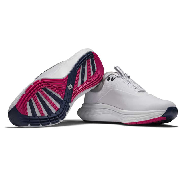 FootJoy Quantum White/Blue/Pink Golf Shoe