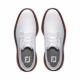 FootJoy Traditions White/Brick Golf Shoe