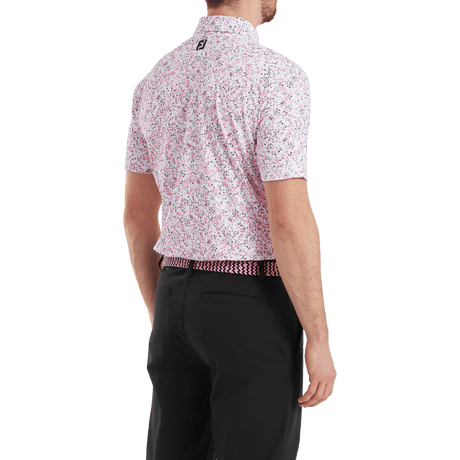 FootJoy Watercolour Print Pique Shirt - One Golf