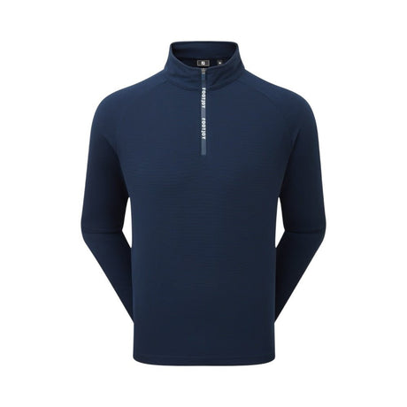 FootJoy Wordmark Chill Out Navy Quarter Zip - One Golf