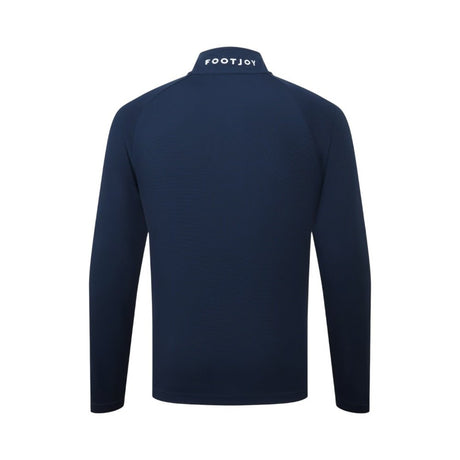 FootJoy Wordmark Chill Out Navy Quarter Zip - One Golf