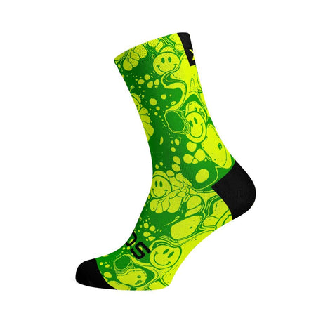 Footwear Neon Slide Yellow Socks - One Golf
