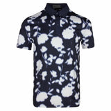G/FORE Blur Floral Tech Twilight Polo