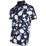G/FORE Blur Floral Tech Twilight Polo