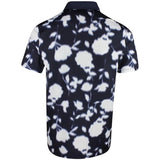 G/FORE Blur Floral Tech Twilight Polo