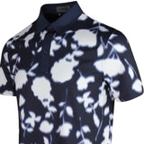 G/FORE Blur Floral Tech Twilight Polo