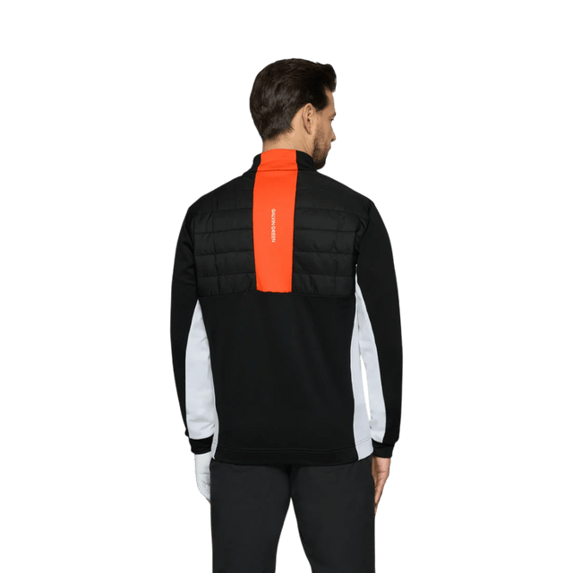 Galvin Green Dalton Black/White/Orange Jacket - One Golf