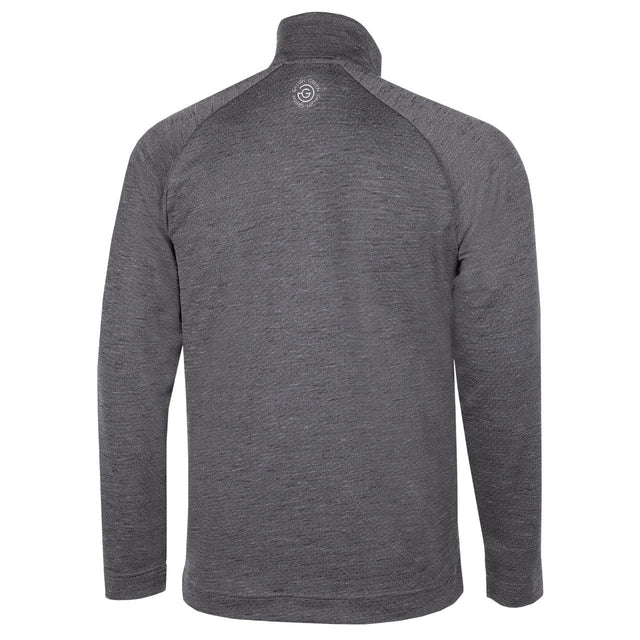 Galvin Green Dion Black Melange Golf Mid Layer - One Golf