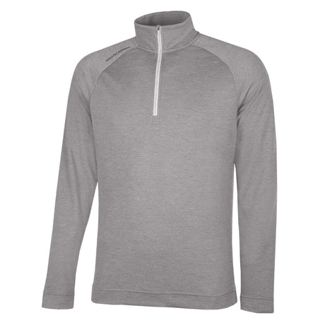 Galvin Green Dion Grey Melange Golf Mid Layer - One Golf