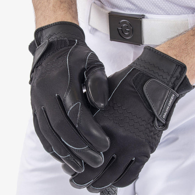 Galvin Green Lewis Black Golf Gloves - One Golf