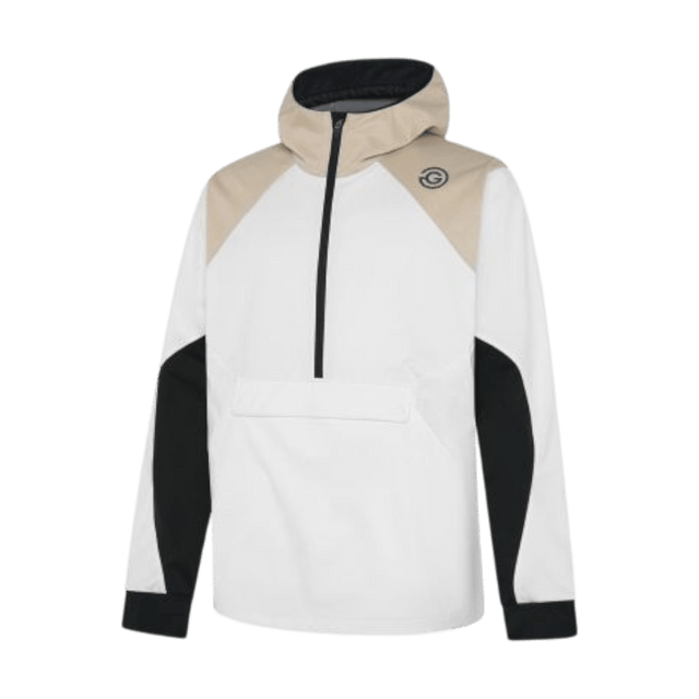 Galvin Green Linden White/Sand Windbreaker - One Golf