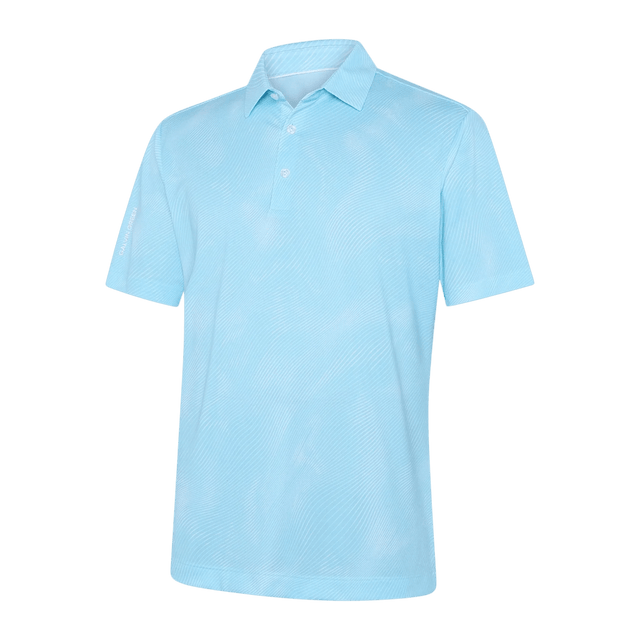 Galvin Green Maguire Crystal Blue Polo - One Golf