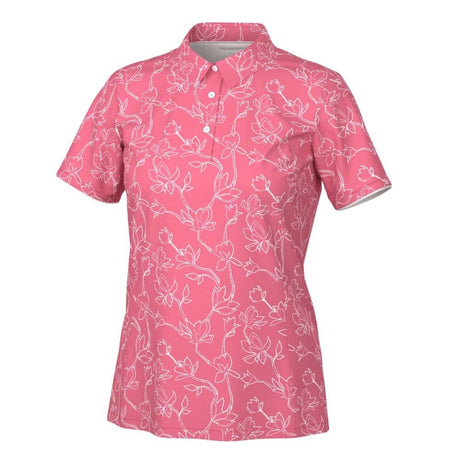 Galvin Green Mallory Camelia Rose/White Shirt - One Golf
