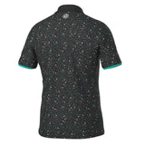 Galvin Green Mannix Black/Atlantis Green Golf Shirt - One Golf