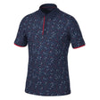 Galvin Green Mannix Navy/Red Golf Shirt - One Golf