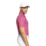 Galvin Green Martinez Pink/Green Polo - One Golf
