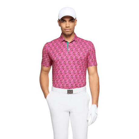 Galvin Green Martinez Pink/Green Polo - One Golf