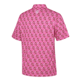 Galvin Green Martinez Pink/Green Polo - One Golf