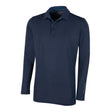 Galvin Green Marwin Long Sleeve Navy Shirt - One Golf