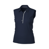 Galvin Green Mayla Sleeveless Navy Ladies Shirt - One Golf