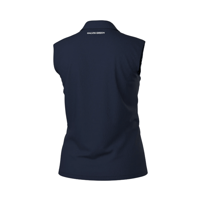 Galvin Green Mayla Sleeveless Navy Ladies Shirt - One Golf