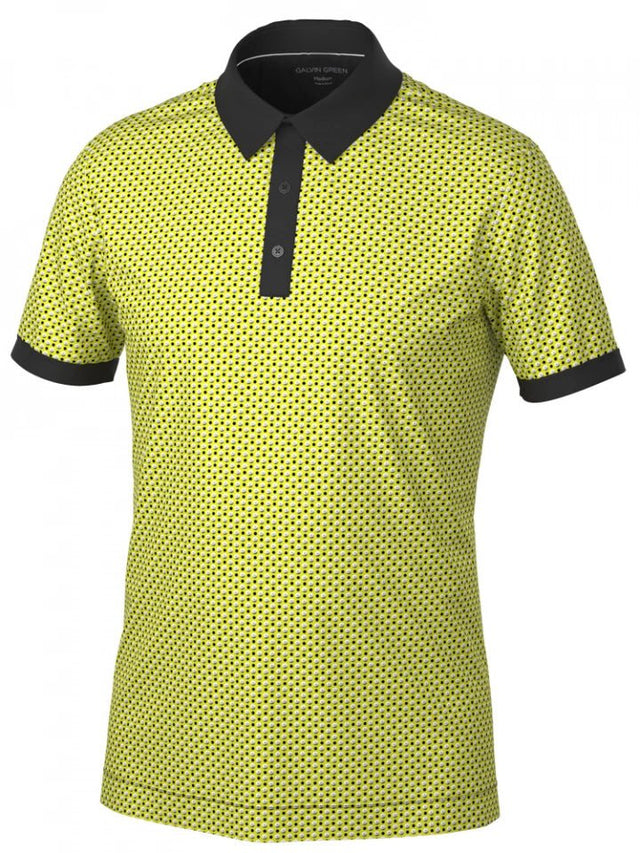 Galvin Green Micra Sunny Lime Golf Shirt - One Golf