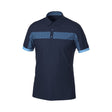 Galvin Green Mills Navy/Alaskan Blue Golf Shirt - One Golf