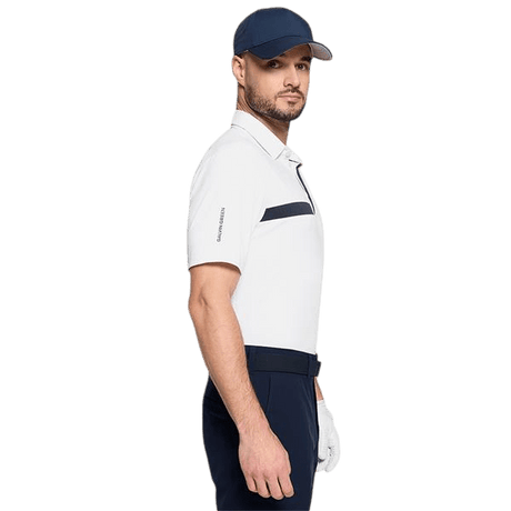 Galvin Green Morley White/Navy Polo - One Golf