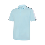 Galvin Green Mulligan Crystal Blue/White/Navy Shirt - One Golf