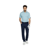 Galvin Green Mulligan Crystal Blue/White/Navy Shirt - One Golf