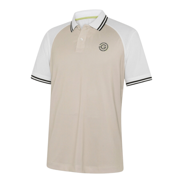 Galvin Green Myles Sand/White Polo - One Golf