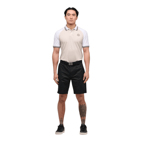 Galvin Green Myles Sand/White Polo - One Golf