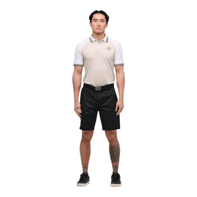 Galvin Green Myles Sand/White Polo - One Golf