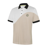 Galvin Green Myron Sand/White Polo - One Golf