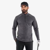 Galvin Green Dion Black Melange Golf Mid Layer