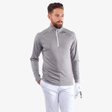 Galvin Green Dion Grey Melange Golf Mid Layer