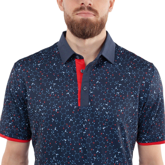 Galvin Green Mannix Navy/Red Golf Shirt