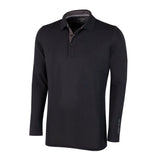 Galvin Green Marwin Long Sleeve Black Shirt